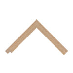 Raw Oak Flat Picture Frame