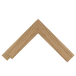 Raw Oak Flat Picture Frame