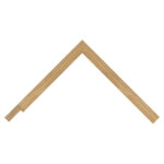 Raw Ash Flat Picture Frame