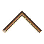 and Gold Scoop Picture Frame