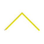 Neon Yellow Flat Picture Frame