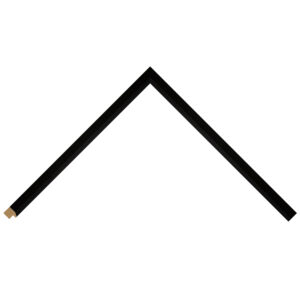 Black Open-Grain Bevel Picture Frame