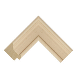 Raw Obeche Step Picture Frame