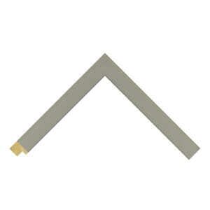 Pale Grey Open-Grain Flat Picture Frame