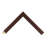 Walnut Open-Grain Flat Picture Frame