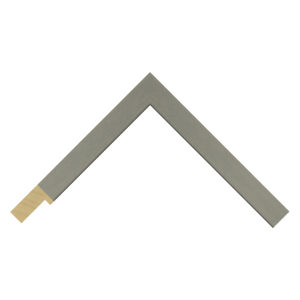 Pale Grey Open-Grain Flat Picture Frame