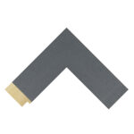 Grey Open-Grain Flat Picture Frame