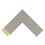 Pale Grey Open-Grain Flat Picture Frame