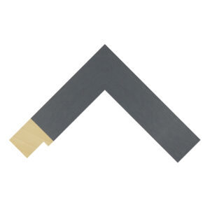 Grey Open-Grain Flat Picture Frame