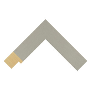 Pale Grey Open-Grain Flat Picture Frame