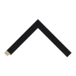 Black Open-Grain Cushion Picture Frame