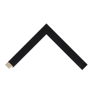 Black Open-Grain Cushion Picture Frame