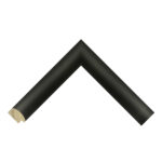 Black Closed-Grain Cushion Picture Frame