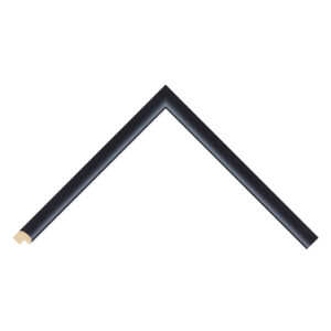 Black Open-Grain Cushion Picture Frame