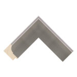 Pale Grey Open-Grain Scoop Picture Frame