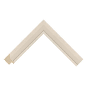 Cream Open-Grain Step Picture Frame