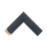 Dark Grey Open-Grain Step Picture Frame