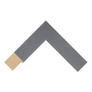 Grey Open-Grain Flat Picture Frame