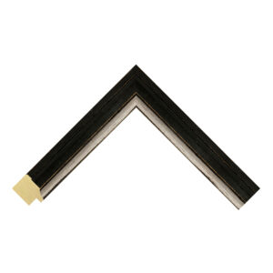 Black and Silver Step Picture Frame