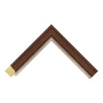 Maroon and Silver Step Picture Frame