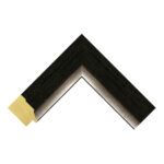 Black and Silver Step Picture Frame