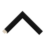 Black Closed-Grain Bevel Picture Frame