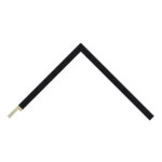 Matt Black Closed Grain Flat Picture Frame