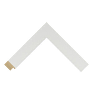 Matt White Closed Grain Flat Picture Frame
