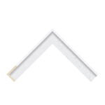 White Oak L Shape Foil Flat Picture Frame