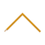 Yellow Flat Picture Frame