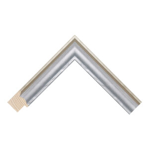 Silver Step Picture Frame