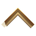 Gold Scoop Picture Frame