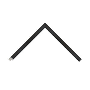 Black Half Round Picture Frame