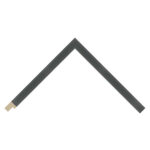 Dark Grey Closed-Grain Flat Picture Frame