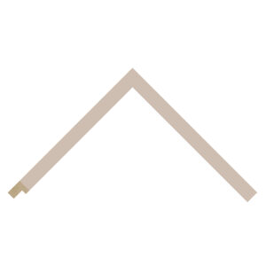 Pale Grey Closed-Grain Flat Picture Frame