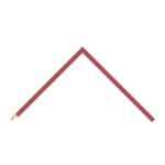 Dark Red Flat Picture Frame