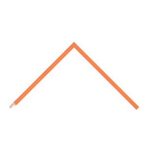 Orange Flat Picture Frame