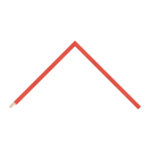 Red Flat Picture Frame