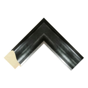 Charcoal and Silver Scoop Picture Frame