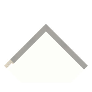 Pale Grey Flat Picture Frame