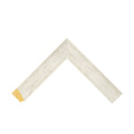 Rustic White Bevel Picture Frame