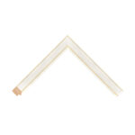 White Bevel Picture Frame