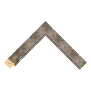 Athens Grey with Pewter Lip Flat Picture Frame
