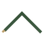 Dark Green Closed-Grain Flat Picture Frame