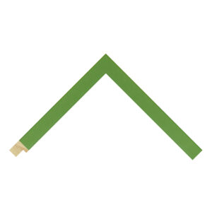 Green Closed-Grain Flat Picture Frame