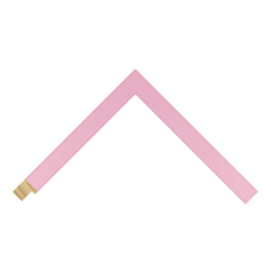 Pink Closed-Grain Flat Picture Frame