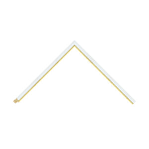 White Gold Step Picture Frame