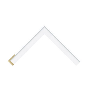 White L Shape Flat Picture Frame