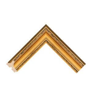 Baroque Gold Leaf Decorative Scoop Picture Frame
