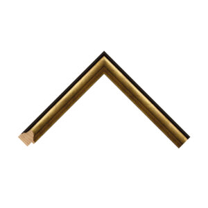 Gold Scoop Picture Frame